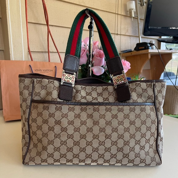 Gucci Handbags - 🤎🤎🤎gucci tote bag💛💛💛
